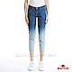 BRAPPERS 女款 Boy Friend Jeans系列-漸層八分反摺褲-淺藍 product thumbnail 1