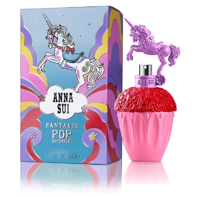 Anna Sui Fantasia Pop Surprise 童話彩虹獨角獸淡香水 50ml 紅紫色 (原廠公司貨)