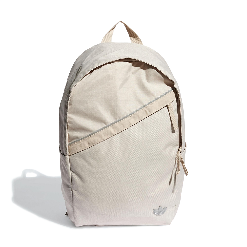 Adidas Backpack 米白 百搭 簡約 拉鍊開口 休閒 後背包 IL4823