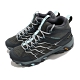 Merrell 戶外鞋 Moab FST 2 Mid GTX 女鞋 登山 越野 耐磨 黃金大底 防水 中筒 灰 綠 ML500094 product thumbnail 1