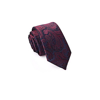 拉福 領帶窄領帶6cm領帶拉鍊領帶(兒童紅變形)