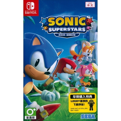 索尼克超級巨星 Sonic Superstars - NS SWITCH 中英日文亞版