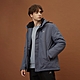 GIORDANO 男裝輕暖系列衝鋒衣 - 63 鴿子藍 product thumbnail 1