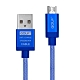 GOLF USB 轉 Micro USB 鋁合金尼龍網格快速充電傳輸線(1M) product thumbnail 1