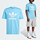 adidas 短袖 Adicolor Trefoil Tee 男款 藍 白 純棉 三葉草 棉T 短T 愛迪達 IR7980 product thumbnail 1