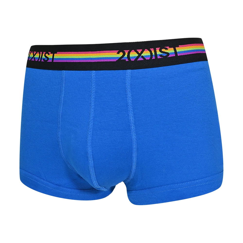 2(X)IST Pride 男內褲 高彈性純棉合身四角褲/低腰四角褲-藍色