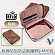 Viita 經典防刮RFID防盜刷護照機票包/拉鍊SIM卡證件包 棕 product thumbnail 1