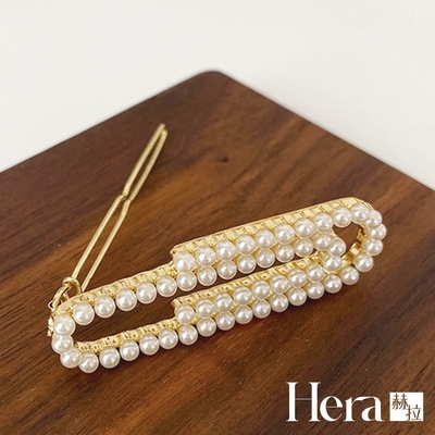 【Hera 赫拉】愛纏綿法式迴紋針行珍珠髮夾 H112041106