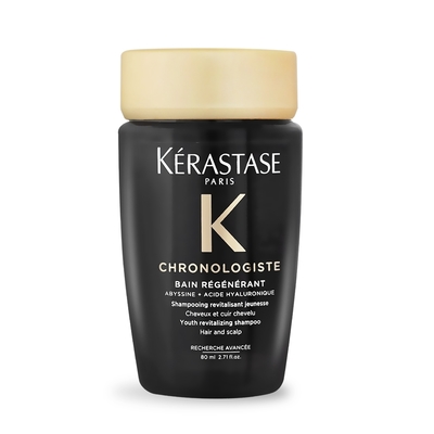 *KERASTASE 卡詩 黑鑽極萃逆時淨髮浴80ml-國際航空版