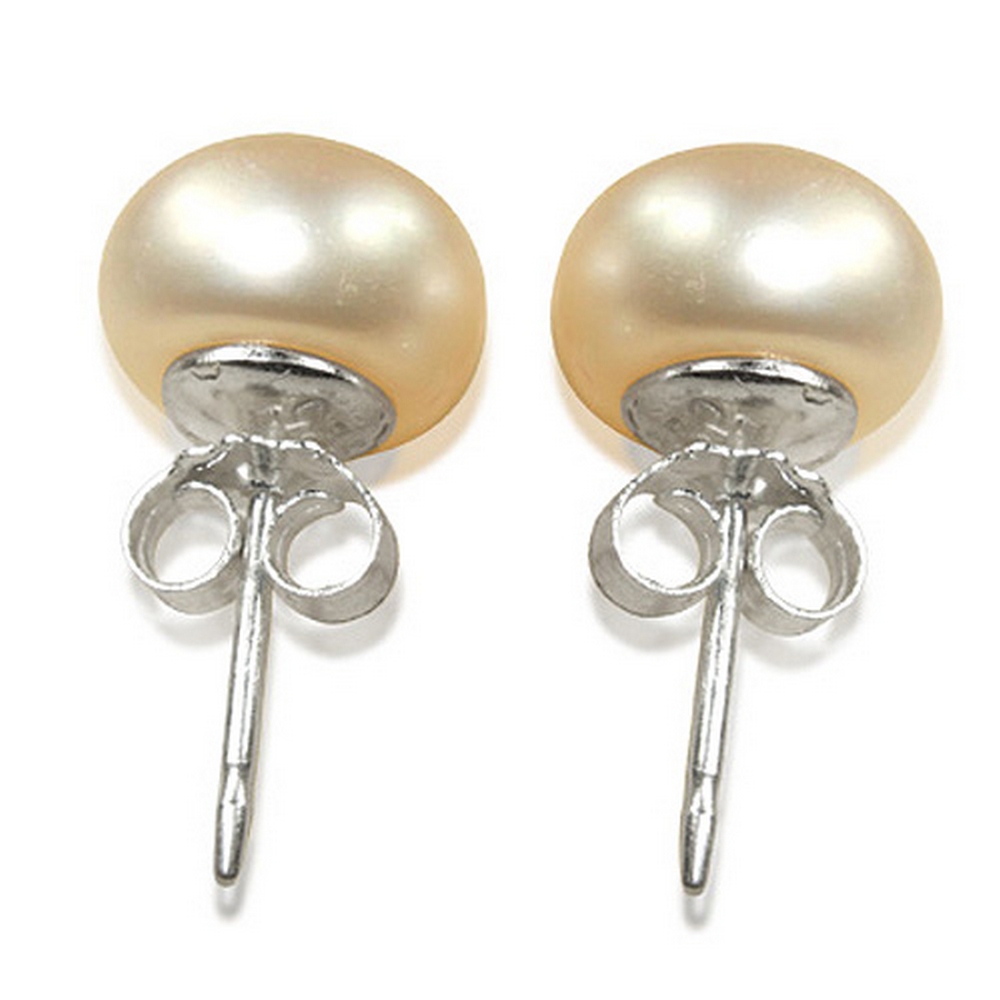 【小樂珠寶】時尚設計款-頂級天然珍珠耳環