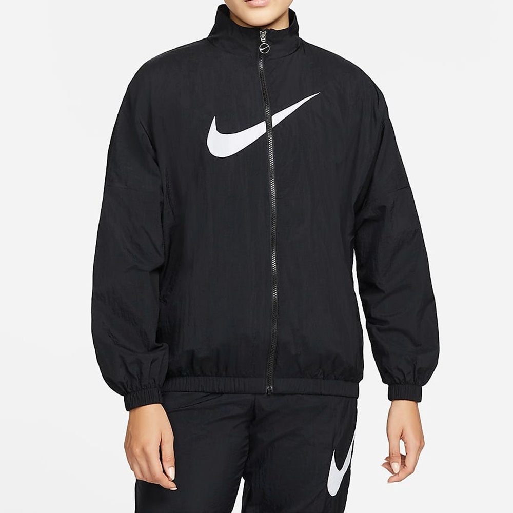 Nike Sportswear Essential 防風 女休閒外套- 黑-DM6182010