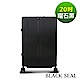 BLACK SEAL 鋼琴鏡面系列-20吋ABS+PC直線條鋁框行李箱-曜石黑 BS262 product thumbnail 1
