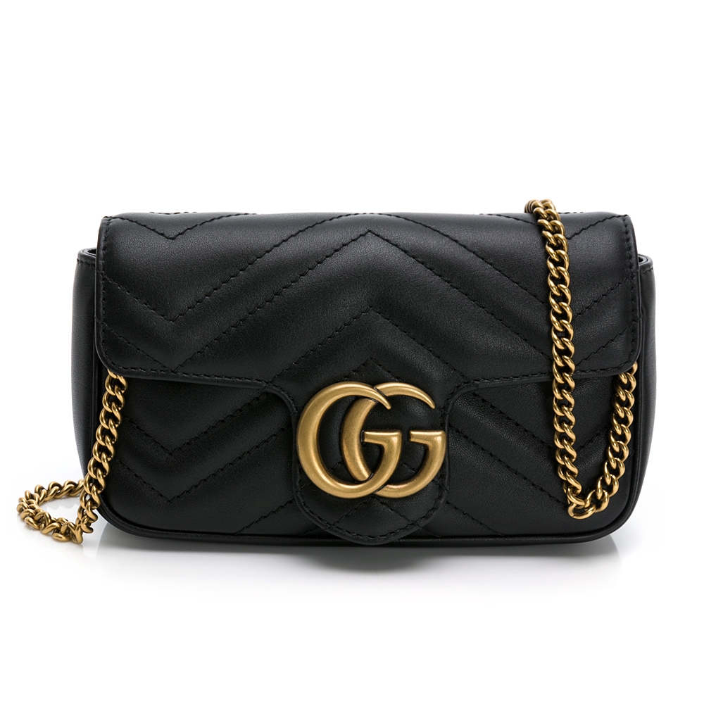 GUCCI MARMONT Super Mini 翻蓋斜背鍊包 product image 1