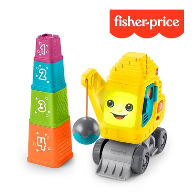 奇哥 Fisher-Price 費雪 數字堆疊工程車組