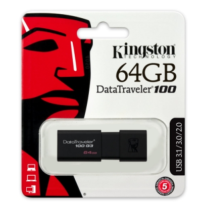 金士頓 Kingston DataTraveler 100 G3 USB3.0 64GB隨身碟