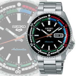 SEIKO 精工 Seiko 5 Sports SKX現代詮釋版 復刻機械錶-黑42.5mm SRPK13K1/4R36-15D0D _SK028