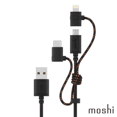 Moshi 3 合 1 萬用充電線