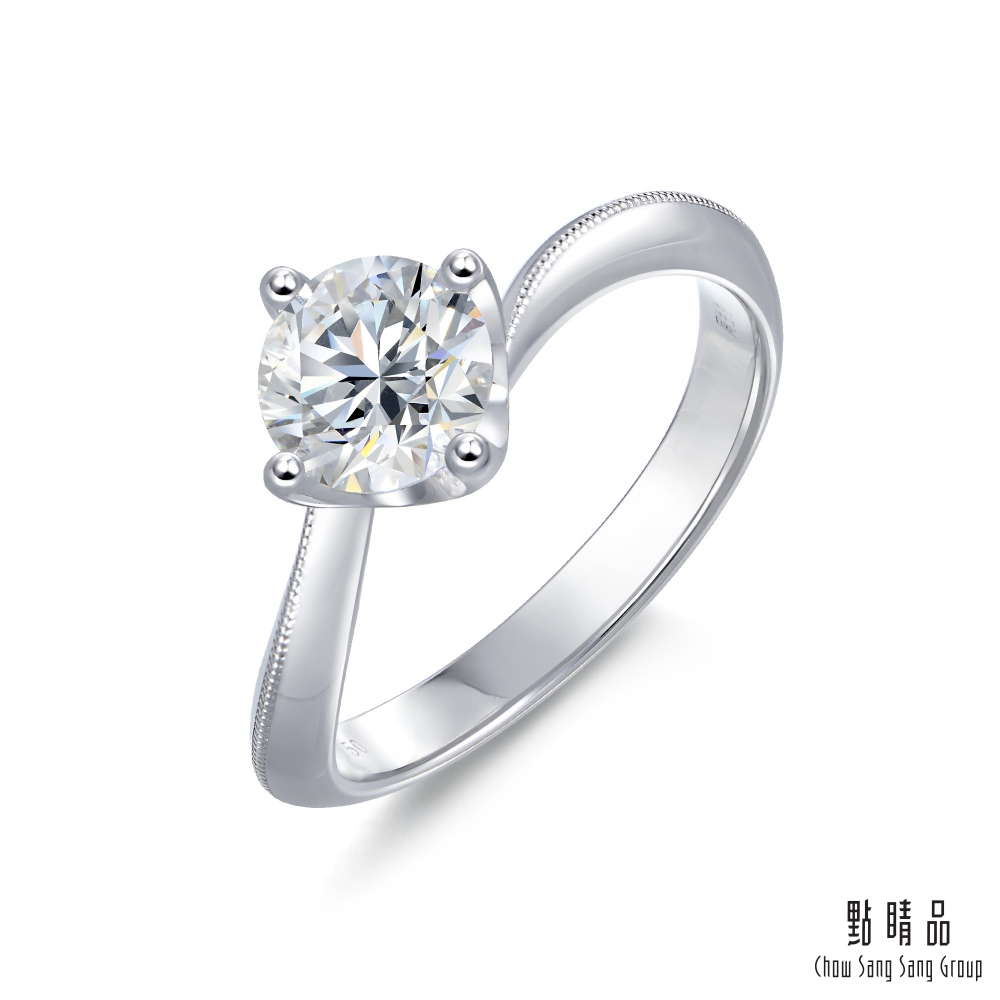 點睛品 PROMESSA 唯一 GIA 0.30克拉18K金鑽石戒指