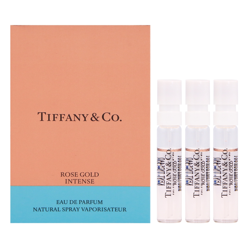 Tiffany & Co. 蒂芬妮 Rose Gold Intense 玫瑰金粹女性淡香精 1.5ml 針管 *3入組