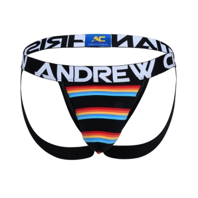 美國Andrew Christian California Stripe彩虹提臀內褲