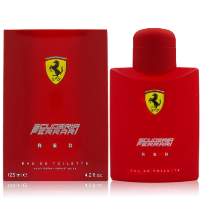 Ferrari 法拉利 RED 紅色法拉利男性淡香水 EDT 125ml