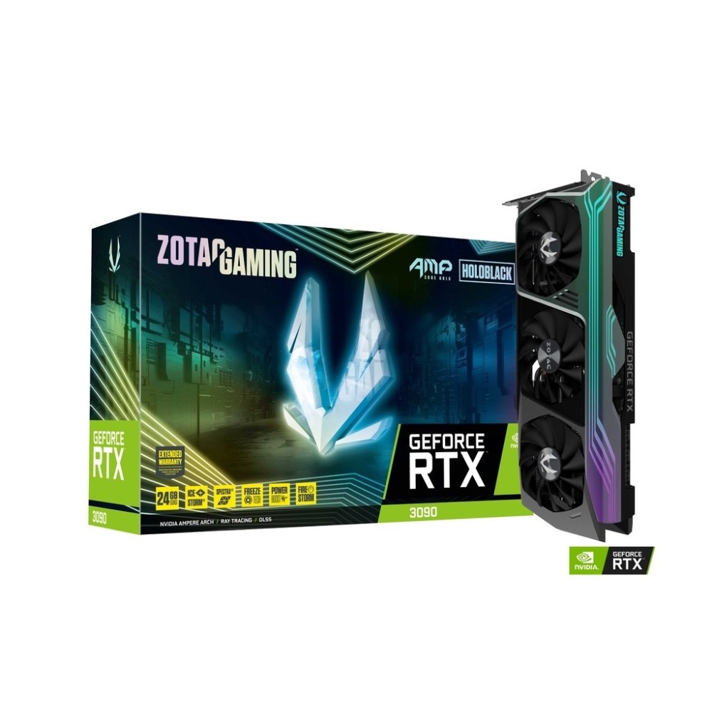 ZOTAC索泰 GAMING GeForce RTX 3090 AMP Core Holo 顯示卡