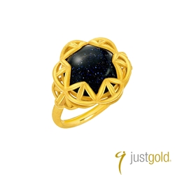 【Just Gold 鎮金店】星河探秘系列 純金戒指