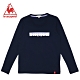 le coq sportif 法國公雞牌休閒長袖T恤 男-藏青 product thumbnail 2