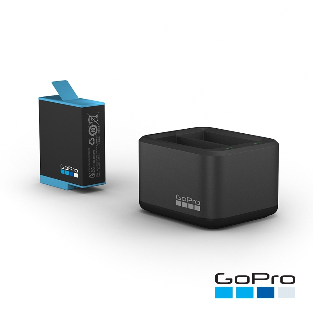 GoPro-HERO9/10 Black專用雙電池充電器+電池ADDBD-001-AS | Go Pro原廠