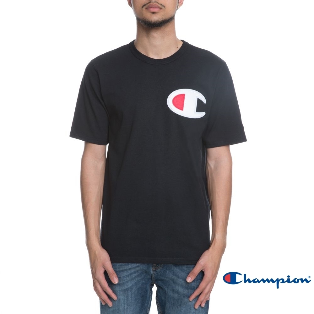 Champion Life 大C LOGO短T 黑色