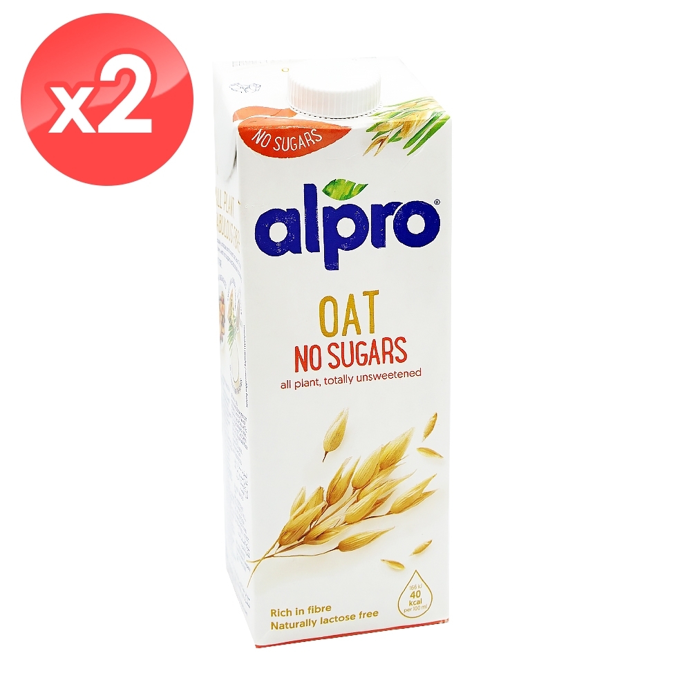 [免運]【ALPRO】無糖燕麥奶2瓶組(1000ml/瓶) 效期2023/01/30