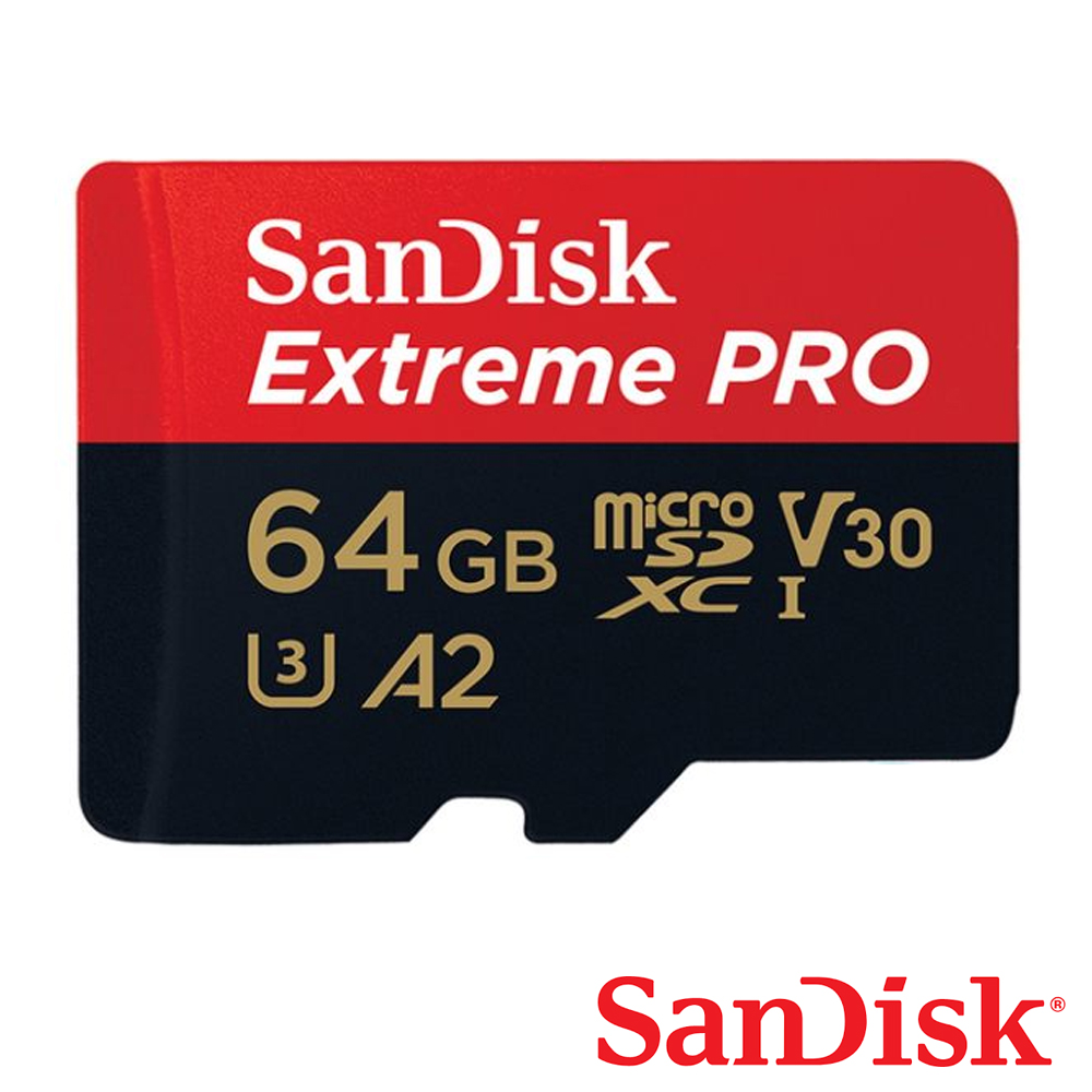 SanDisk 64G Extreme Pro U3 microSDXC V30 記憶卡