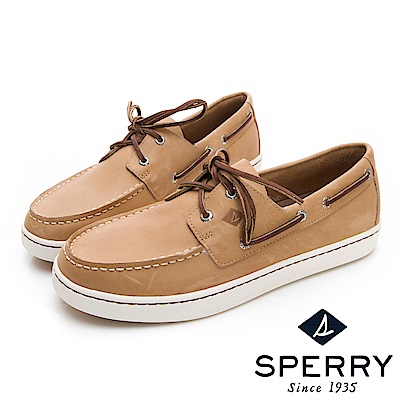 SPERRY 紳士風尚時尚經典帆船鞋(男)-淺棕