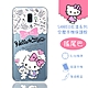 【Hello Kitty】Samsung Galaxy J6+ / J6 Plus 花漾系列 氣墊空壓 手機殼(搖尾巴) product thumbnail 1