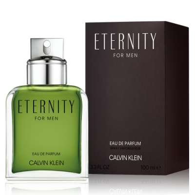 CALVIN KLEIN ETERNITY EDP永恆男性淡香精100ML贈隨機名牌小香