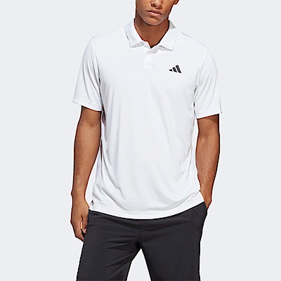 Adidas Club Polo HS3277 男 短袖上衣 POLO衫 運動 網球 休閒 吸濕 排汗 亞洲版 白