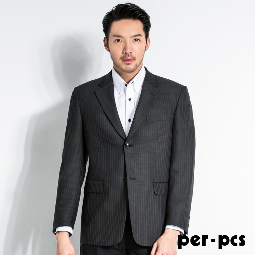 per-pcs 優雅紳士直條紋西裝外套(707308)