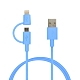 Team十銓 MFi認證Lightning+MicroUSB 2合1傳輸充電線 product thumbnail 5