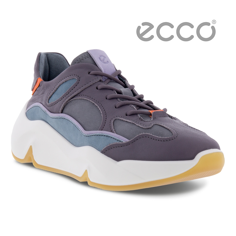 ecco CHUNKY SNEAKER W 潮趣多色輕量透氣休閒運動鞋女鞋彩色/岩