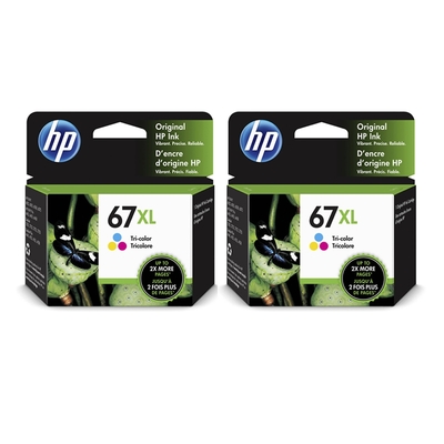 HP 67XL/3YM58AA 2入組 彩色 原廠高容量墨水匣