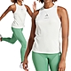 Adidas Les Mills Aeroready 女款 白色 質感 柔軟 吸濕排汗 訓練 運動 背心 IS2361 product thumbnail 1