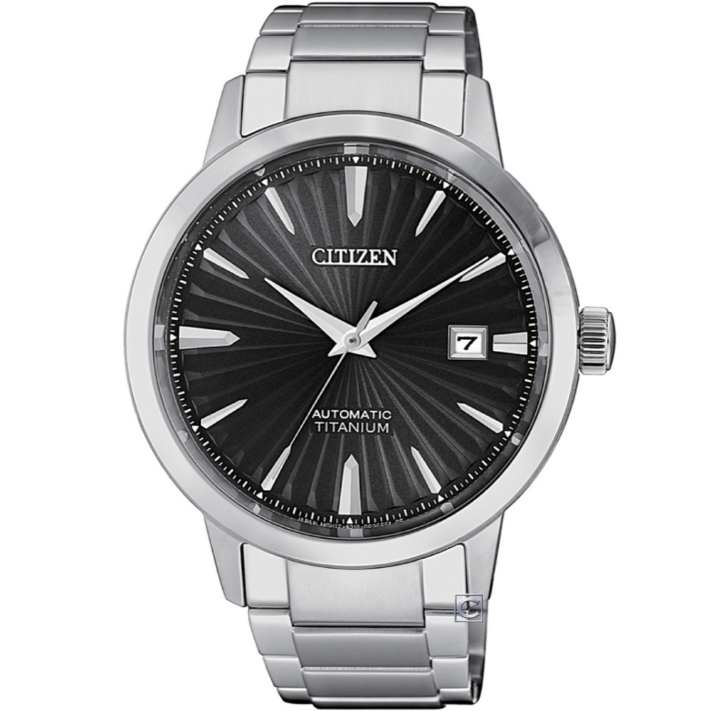 CITIZEN 鈦金屬機械男錶(NJ22180-89H)40mm