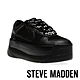 STEVE MADDEN-CHARGE UP 超厚底綁帶休閒鞋-黑色 product thumbnail 1