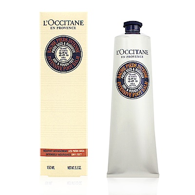 L OCCITANE 歐舒丹 乳油木密集修護足膜霜150ml-公司貨