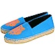 KENZO Tiger Espadrilles 霓虹老虎刺繡帆布草編便鞋(女/亮藍) product thumbnail 1