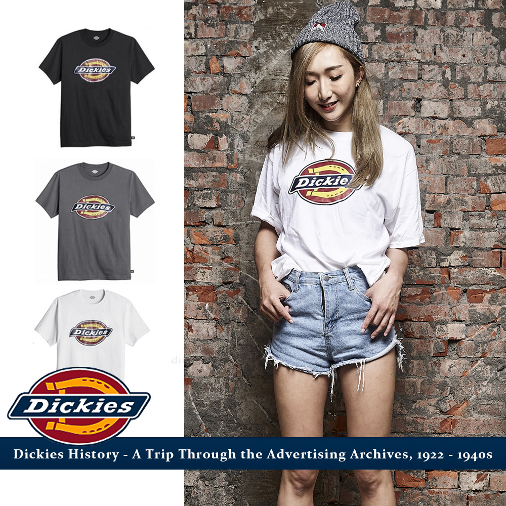 DICKIES 潮流大LOGO經典短T 工裝 居家工作服 寬鬆 美式寬版 男款 情侶裝