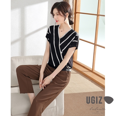 UGIZ-TOP秒殺日系優雅百搭涼感上衣-2色(F)