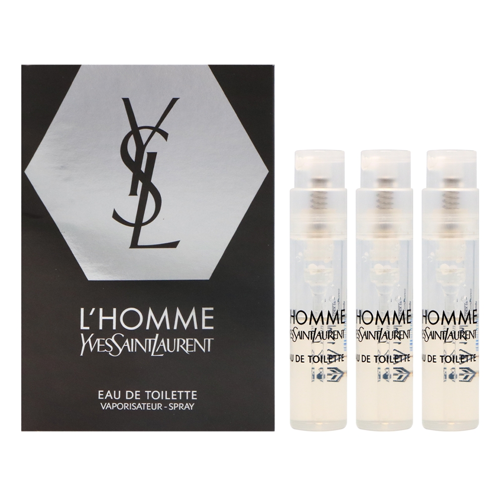 YSL 聖羅蘭 L’HOMME  天之驕子男性淡香水 1.2ML 針管 3入組