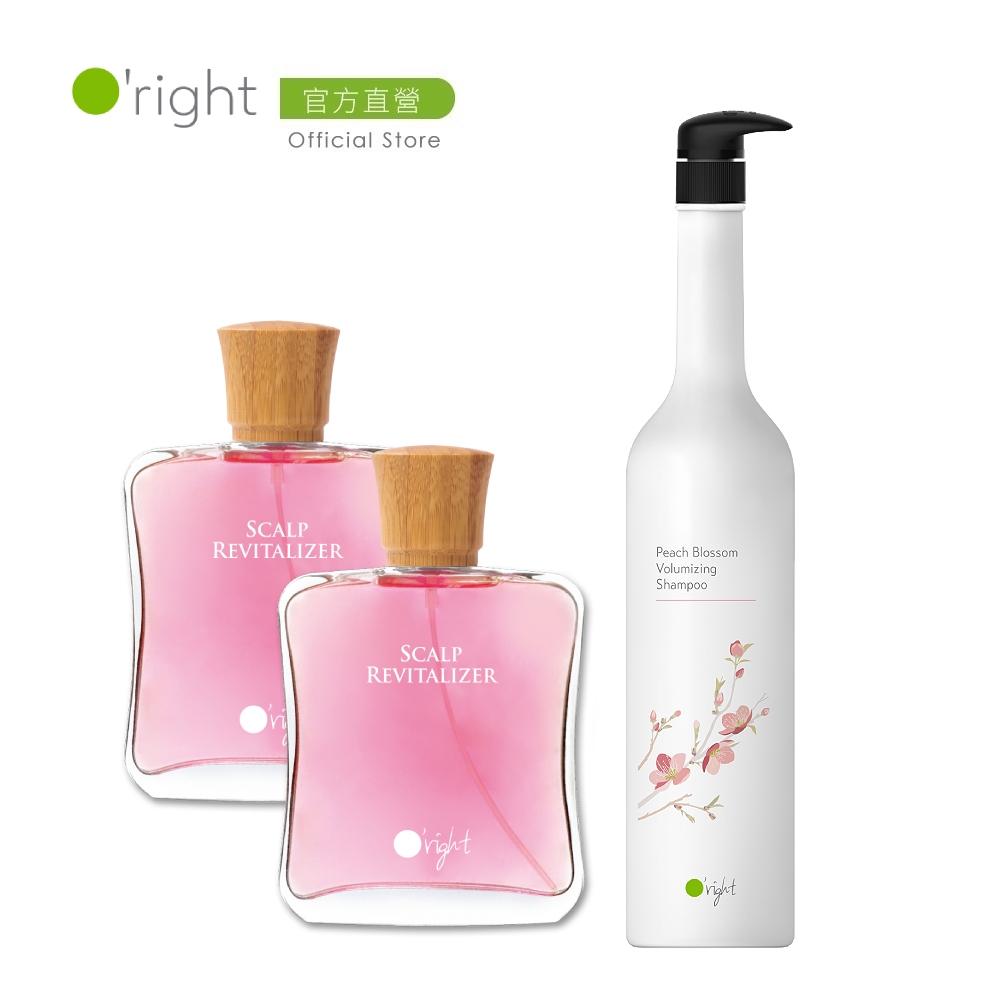 【女神保養組】O'right 歐萊德 女用養髮液100mL*2+指定洗髮精1000mL