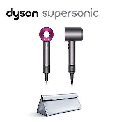 (無卡分期-12期)Dyson Supersonic™ 吹風機 桃紅色 (附銀色旅行收納袋)